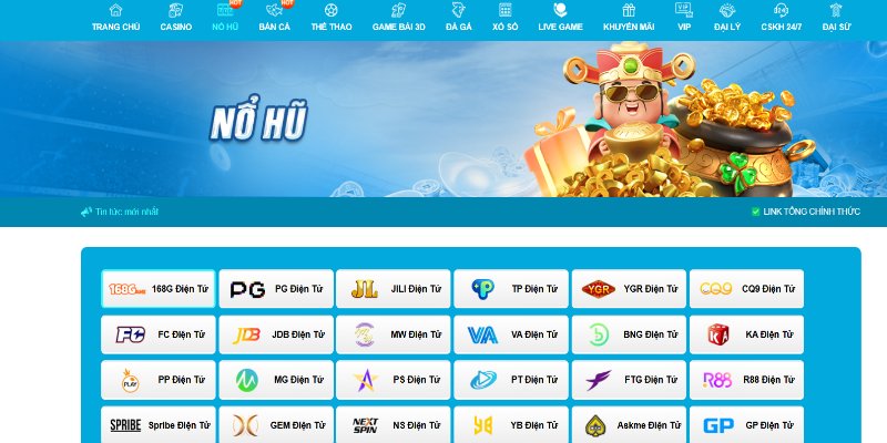 Sảnh nổ hũ sở hữu nhiều ưu điểm xuất sắc